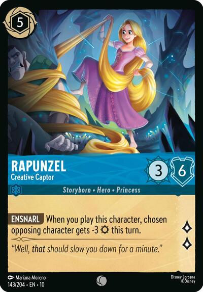 Rapunzel - Creative Captor - Cold Foil (Whispers in the Well)(10-143/204)(C)