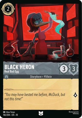 Black Heron - Real Bad Egg - Cold Foil (Whispers in the Well)(10-182/204)(U)