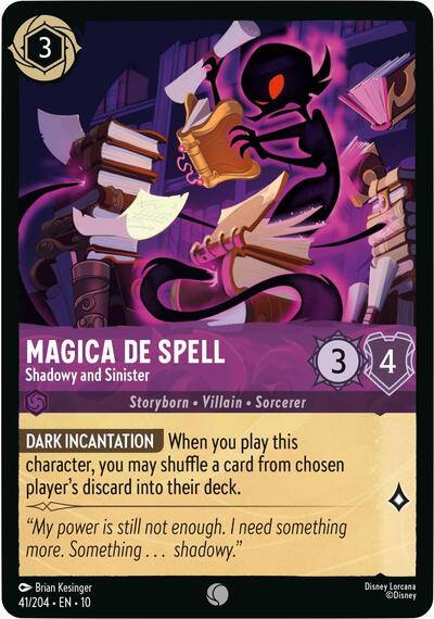 Magica De Spell - Shadowy and Sinister (Whispers in the Well)(10-041/204)(C)