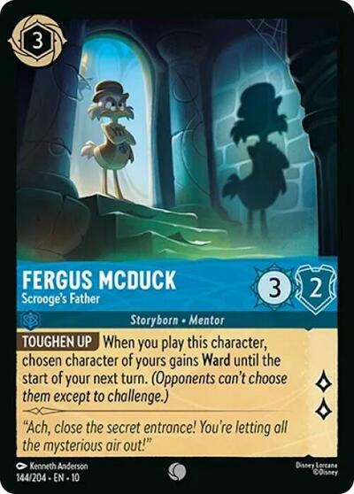 Fergus McDuck - Scrooge's Father (Whispers in the Well)(10-144/204)(C)