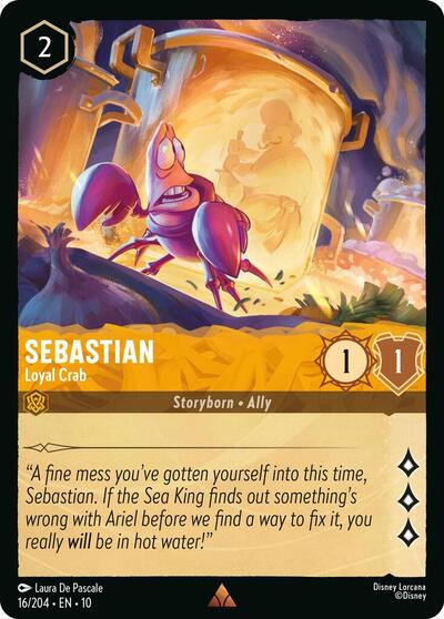 Sebastian - Loyal Crab - Cold Foil (Whispers in the Well)(10-016/204)(R)