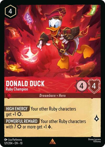 Donald Duck - Ruby Champion (Whispers in the Well)(10-121/204)(R)