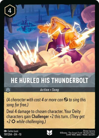 He Hurled His Thunderbolt (Whispers in the Well)(10-197/204)(U)