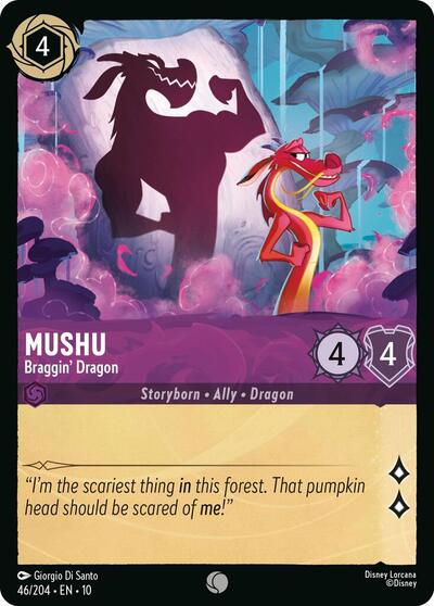 Mushu - Braggin' Dragon (Whispers in the Well)(10-046/204)(C)