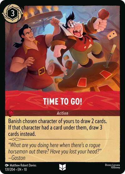 Time to Go! - Cold Foil (Whispers in the Well)(10-131/204)(U)