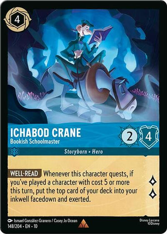 Ichabod Crane - Bookish Schoolmaster (Whispers in the Well)(10-148/204)(R)