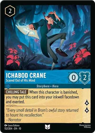Ichabod Crane - Scared Out of His Mind - Cold Foil (Whispers in the Well)(10-152/204)(U)