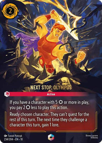 Next Stop, Olympus (Enchanted) - Holofoil (Whispers in the Well)(10-234/204)(E)
