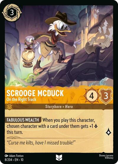 Scrooge McDuck - On the Right Track (Whispers in the Well)(10-008/204)(U)