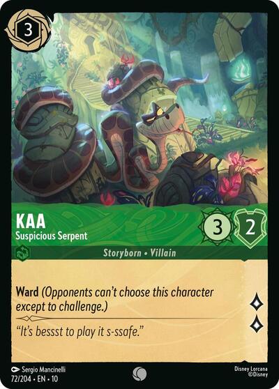 Kaa - Suspicious Serpent (Whispers in the Well)(10-072/204)(C)