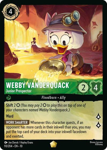 Webby Vanderquack - Junior Prospector (Whispers in the Well)(10-093/204)(L)