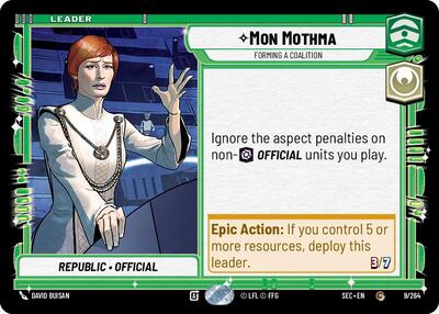 Mon Mothma, Forming a Coalition (Secrets of Power)(SEC-009/264)(C)