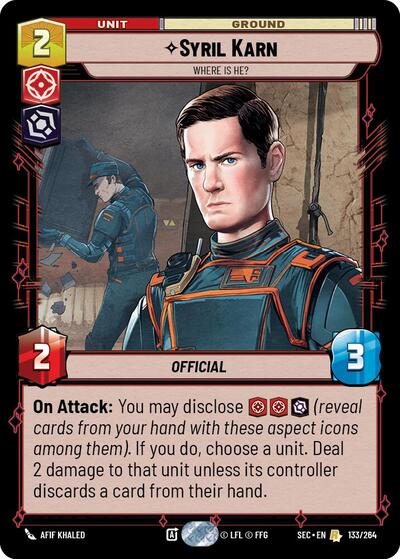 Syril Karn, Where Is He? (Secrets of Power)(SEC-133/264)(R)