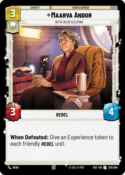 Maarva Andor, We've Been Sleeping (Secrets of Power)(SEC-252/264)(U)