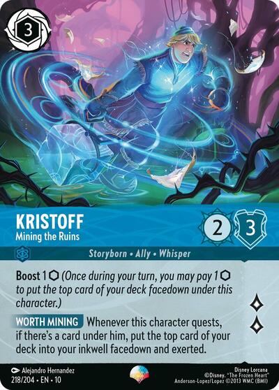 Kristoff - Mining the Ruins - Holofoil (Whispers in the Well)(10-218/204)(EP)