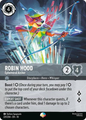 Robin Hood - Ephemeral Archer - Holofoil (Whispers in the Well)(10-221/204)(EP)