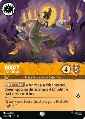 Goofy - Ghost Hunter - Holofoil (Whispers in the Well)(10-205/204)(EP)