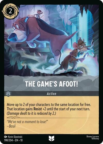 The Game's Afoot! - Cold Foil (Whispers in the Well)(10-198/204)(U)