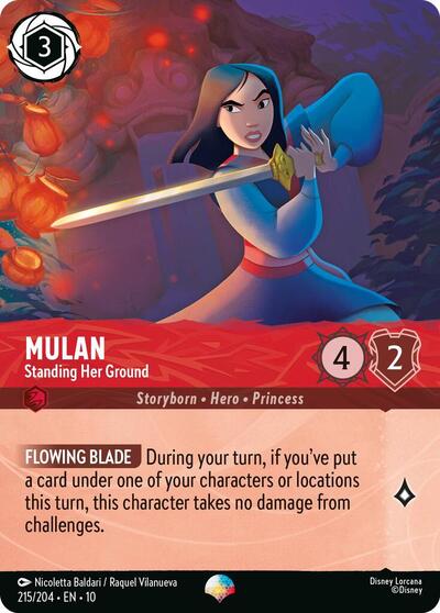 Mulan - Standing Her Ground - Holofoil (Whispers in the Well)(10-215/204)(EP)