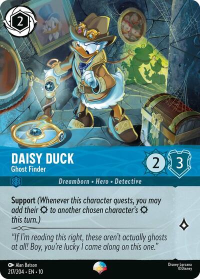Daisy Duck - Ghost Finder - Holofoil (Whispers in the Well)(10-217/204)(EP)