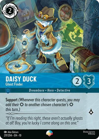 Daisy Duck - Ghost Finder - Holofoil (Whispers in the Well)(10-217/204)(EP)