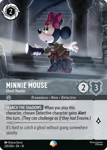 Minnie Mouse - Ghost Hunter - Holofoil (Whispers in the Well)(10-220/204)(EP)