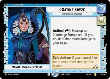 Satine Kryze, Standing on Principles (Secrets of Power)(SEC-005/264)(R)