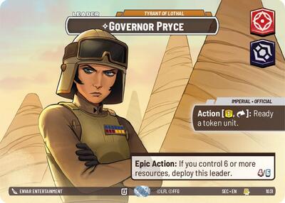 Governor Pryce, Tyrant of Lothal (Showcase) - Foil (Secrets of Power)(SEC-1031/1167)(R)