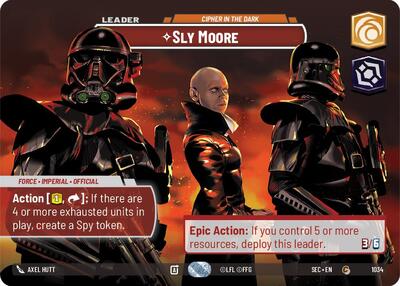 Sly Moore, Cipher in the Dark (Showcase) - Foil (Secrets of Power)(SEC-1034/1167)(C)