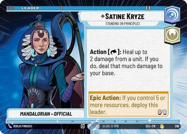 Satine Kryze, Standing on Principles (Hyperspace) (Secrets of Power)(SEC-0269/1167)(R)