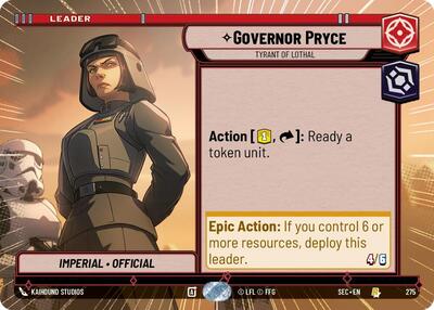 Governor Pryce, Tyrant of Lothal (Hyperspace) (Secrets of Power)(SEC-0275/1167)(R)