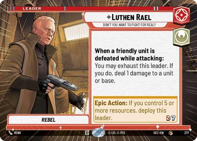 Luthen Rael, Don't You Want To Fight For Real? (Hyperspace) (Secrets of Power)(SEC-0277/1167)(C)