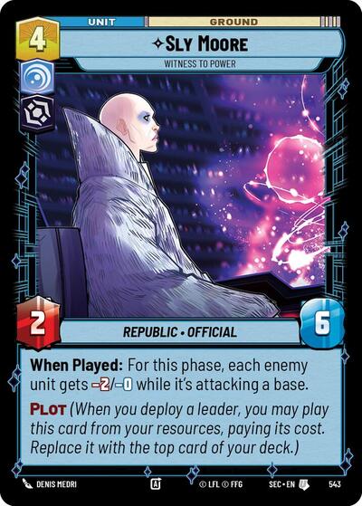 Sly Moore, Witness to Power (Foil) - Foil (Secrets of Power)(SEC-0543/1167)(U)