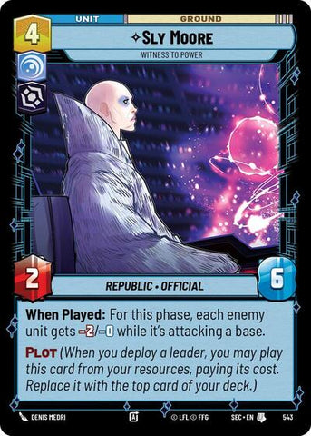 Sly Moore, Witness to Power (Foil) - Foil (Secrets of Power)(SEC-0543/1167)(U)