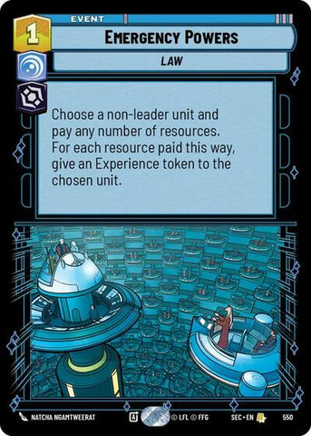 Emergency Powers (Foil) - Foil (Secrets of Power)(SEC-0550/1167)(R)