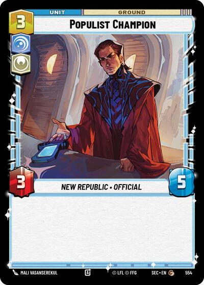 Populist Champion (Foil) - Foil (Secrets of Power)(SEC-0554/1167)(C)