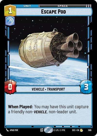 Escape Pod (Foil) - Foil (Secrets of Power)(SEC-0566/1167)(R)