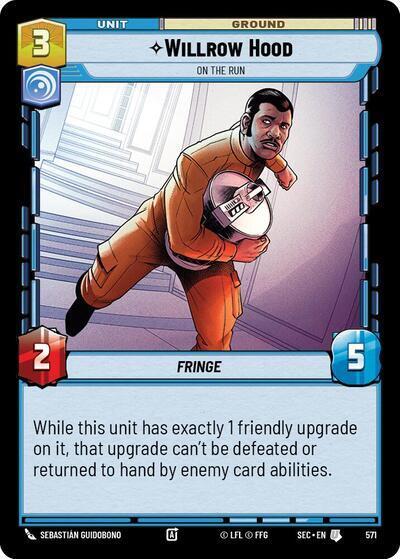 Willrow Hood, On the Run (Foil) - Foil (Secrets of Power)(SEC-0571/1167)(U)