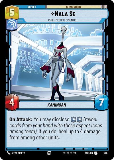 Nala Se, Chief Medical Scientist (Foil) - Foil (Secrets of Power)(SEC-0574/1167)(U)