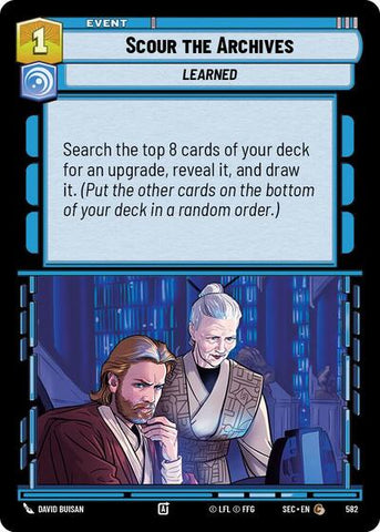 Scour the Archives (Foil) - Foil (Secrets of Power)(SEC-0582/1167)(C)