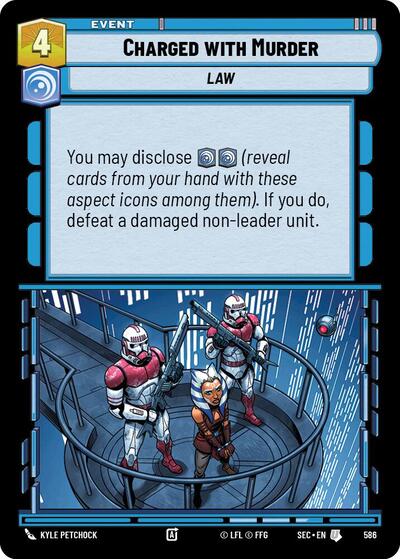 Charged with Murder (Foil) - Foil (Secrets of Power)(SEC-0586/1167)(U)