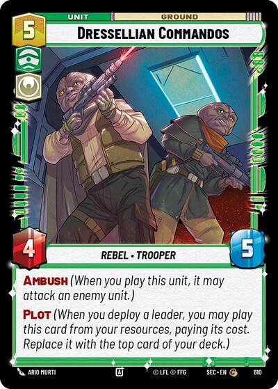 Dressellian Commandos (Foil) - Foil (Secrets of Power)(SEC-0610/1167)(C)