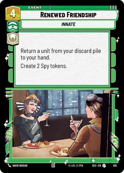 Renewed Friendship (Foil) - Foil (Secrets of Power)(SEC-0615/1167)(U)
