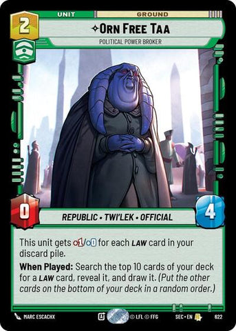 Orn Free Taa, Political Power Broker (Foil) - Foil (Secrets of Power)(SEC-0622/1167)(R)