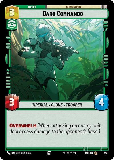 Daro Commando (Foil) - Foil (Secrets of Power)(SEC-0623/1167)(C)