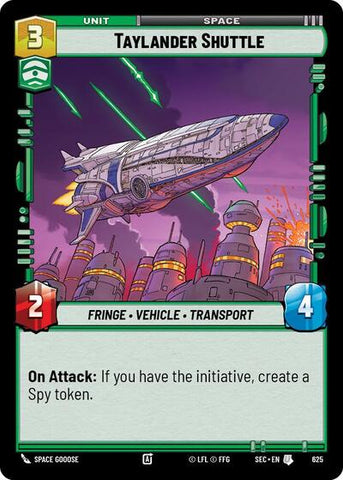 Taylander Shuttle (Foil) - Foil (Secrets of Power)(SEC-0625/1167)(U)