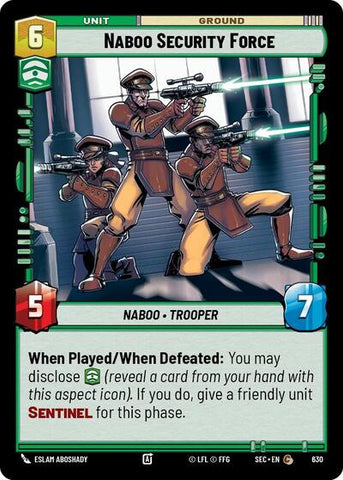Naboo Security Force (Foil) - Foil (Secrets of Power)(SEC-0630/1167)(C)