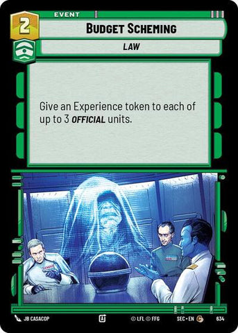 Budget Scheming (Foil) - Foil (Secrets of Power)(SEC-0634/1167)(C)