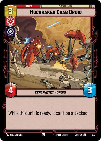 Muckraker Crab Droid (Foil) - Foil (Secrets of Power)(SEC-0645/1167)(U)