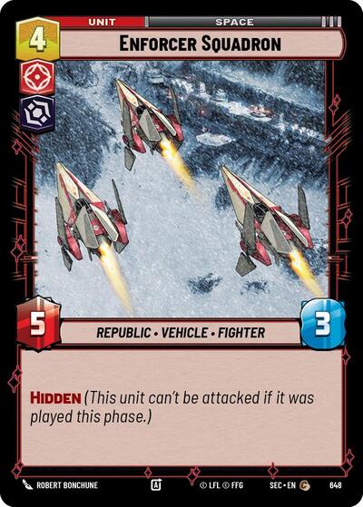 Enforcer Squadron (Foil) - Foil (Secrets of Power)(SEC-0648/1167)(C)